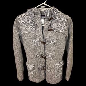 Patagonia Better Sweater Isle Of Skye Icelandic Toggle Jacket Womens XS